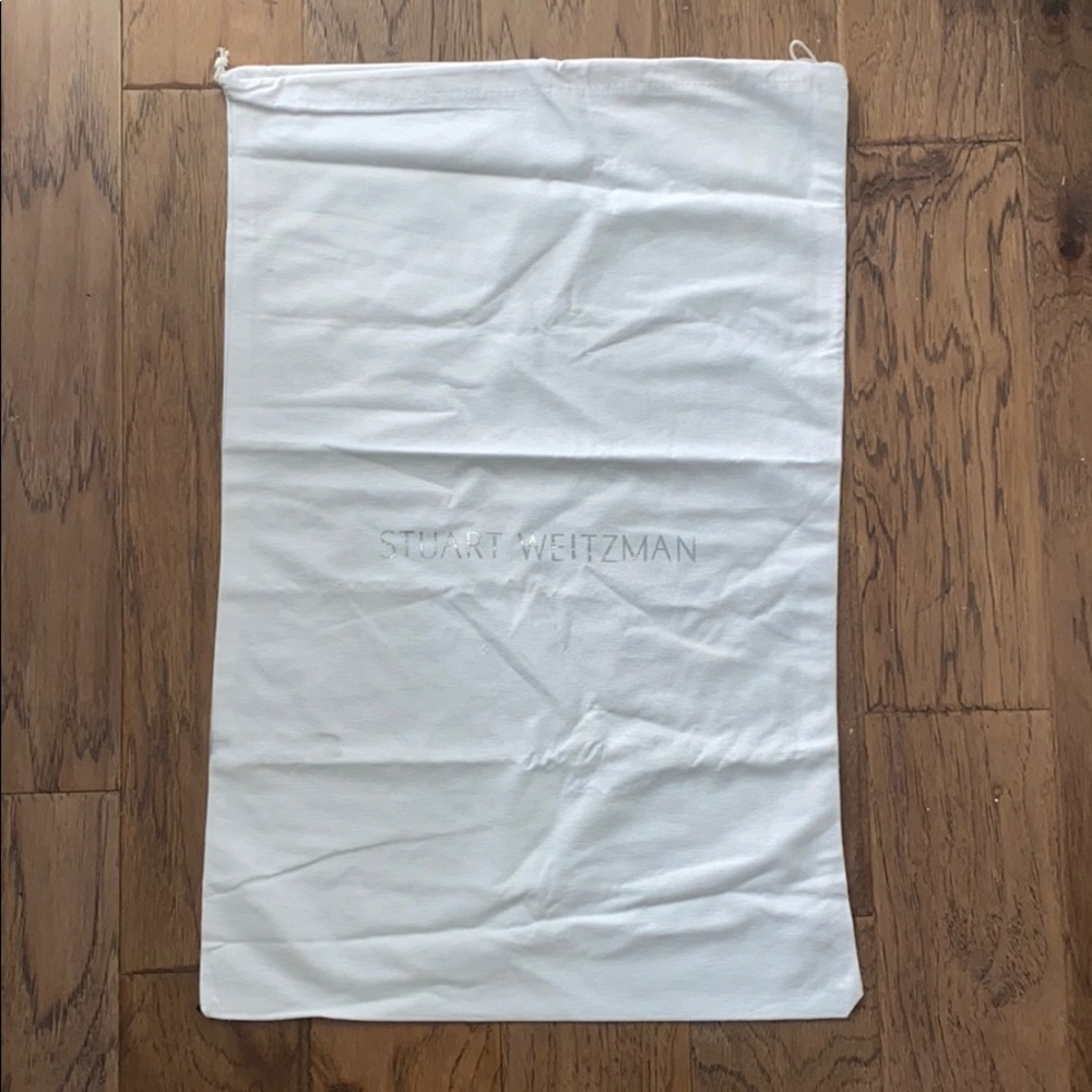STUART WEITZMAN Designer Cloth Dust Bag White Boot